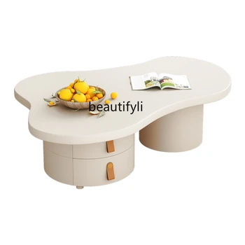 Felhő Tea Asztal Kreatív Egyszerű francia Stílusú Nappali Haza Művészi Értelemben Szabálytalan Csendes Stílus Tea Asztal bútor