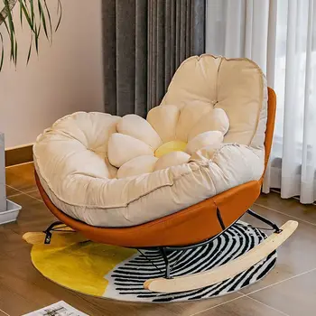 Északi Ringató Szék Kanapé Fotel Luxus Modern Felnőttek Tervező Székek Hálószoba Lusta Articulos Para El Hogar Otthon Bútor