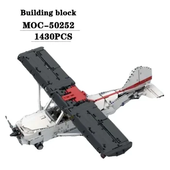 Új MOC-50252 Kis Repülőgép Használjunk, építőelem-Modell Felnőtt, illetve Gyermek Puzzle · Oktatás Születésnap, Karácsony Játék, Ajándék