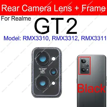A Realme GT 2 GT2 Hátsó Kamera Üveg objektívvédő Vissza a Kamera Lencséje a Keret Jogosultjának Csere