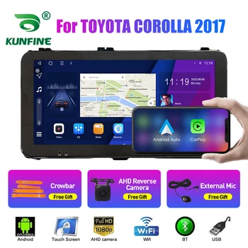 10.33 Hüvelyk autórádió TOYOTA COROLLA 2017 2Din Android Octa-Core Autó Hifi DVD GPS Navigációs Játékos QLED Képernyő Carplay