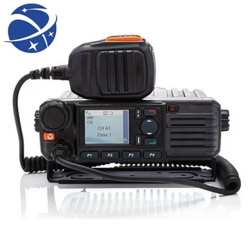 digitális analóg Hytera hyt HM685 autó mobil Rádió Jármű Kaputelefon VHF Trunnion GPS-Bluetooth-Nagy Teljesítmény walkie-talkie hosszú távú