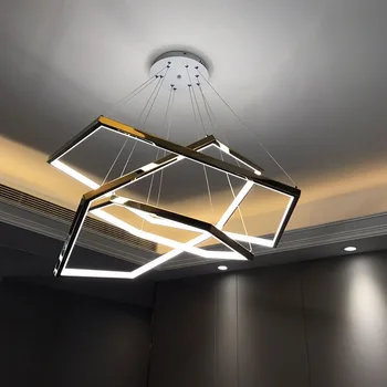 A Modern LED Medál Fények Nappali Étkező Asztal Hálószoba Hotel Mennyezeti Csillár lakberendezés Világítás Lámpatest Csillogás