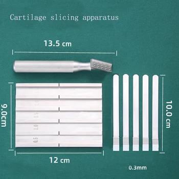 Orr gravírozás szakasz lemez porc szakasz készülék Vályú tengerparti porc mikrotom orr átfogó műanyag eszköz