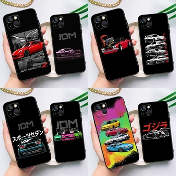 Sport Autó JDM Drift tok iPhone 15 14 13 12 11 Pro Max X XS Max XR 7 8 Plusz SE 2020 2022 Lökhárító burkolata