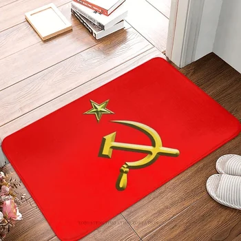 Fürdő Csúszásmentes Szőnyeg Nemzeti Zászló OROSZORSZÁG, SZOVJETUNIÓ Kommunista Szovjetunió Flanel Mat Üdv Lábtörlő lakberendezési Szőnyeg