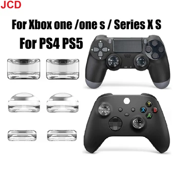 Az Xbox One / One S-Sorozat X S Szilikon Magasság Hüvelykujj Stick Markolat Kupakok PS5 PS4 Vezérlő Átlátszó Crystal Joystick Sapka