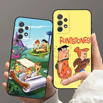 T-A-Flintstoness Rajzfilm Telefon Tok Samsung Note 10 20 9 8 Pro Plus Lite Ultra M40 M80s M20 M31 M10 J6 J7 Miniszterelnök Borító