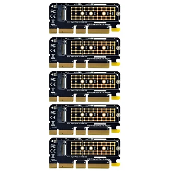 5DB M. 2 NVME Adapter M. 2 M2 NVME PCIE M2 Adapter PCI Express X16 X8, X4 Est SSD M. 2, PCI-E bővítőkártya