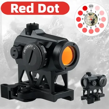 Vadászat a Vörös irányzék Optika Reflex Kompakt Riflescope Szabadban Airsoft Pisztoly Mini Hatálya 2 MOA a 20mm Taktikai Tartozékok