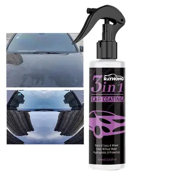 Karcolás Javítás Spray 120ml Autó Polírozás SprayLiquid Borítású Nano Crystal Hidrofób Réteg Polírozás Festék Bevonat Ügynök Eszköz