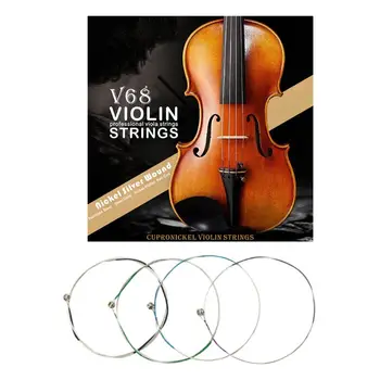 4db/Készlet Hegedű Húrok G-D-A-E Egyetemes String Acél Hegedű Hegedű Húrok Eszközök 4/4 3/4 1 4 Hegedű