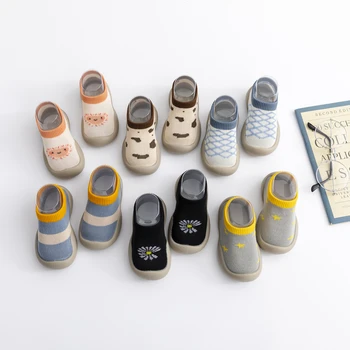 újszülött baba termékek schoenen meisje dunk cipő bebe zapatos nińa Kínában Gumi Első Túrázók 0-3Y Baba unisex