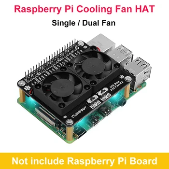 Raspberry Pi hűtőventilátor KALAP Automatikus Elszíneződés LED GPIO Hosszabbító a Raspberry Pi 4 Modell B-4B 3B+ 3B 3A+