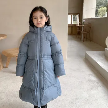 Új Téli Gyerekek Le Kapucnis Dzseki Lány Kabátját