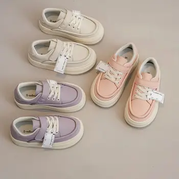 A lányok testület cipő 2023 tavaszán új gyermek cipő, Gyermek puha alkalmi shoesoffwhite cipő fiúk stílus koreai cipők