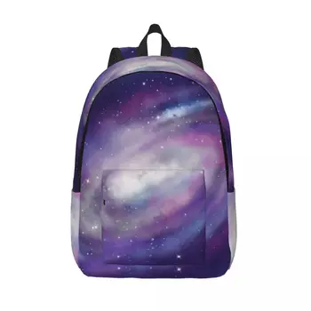 Akvarell Galaxy Hátizsák Uniszex Utazási Táska Iskolatáska Bookbag Mochila